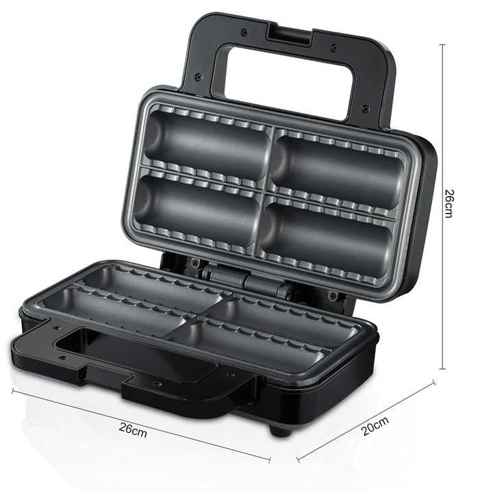 Aparat Electric pentru 4 Rulouri cu Cârnați sau Plăcinte Umplute, RAF R529, 800W