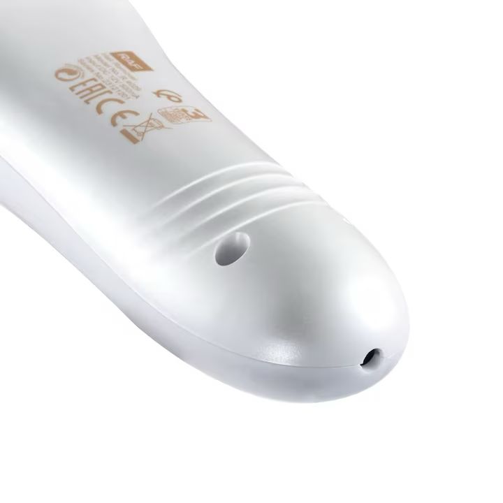 Epilator electric facial reincarcabil, cu fir de ata, RAF R4029, 5W, acumulator 1200mAh, 6x21cm, alb-roz