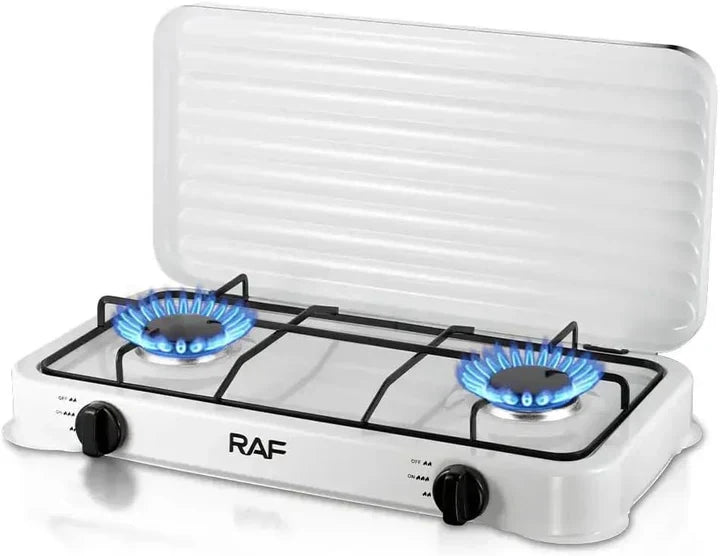 Plită pe gaz cu Două Ochiuri RAF R.8033W - 220V