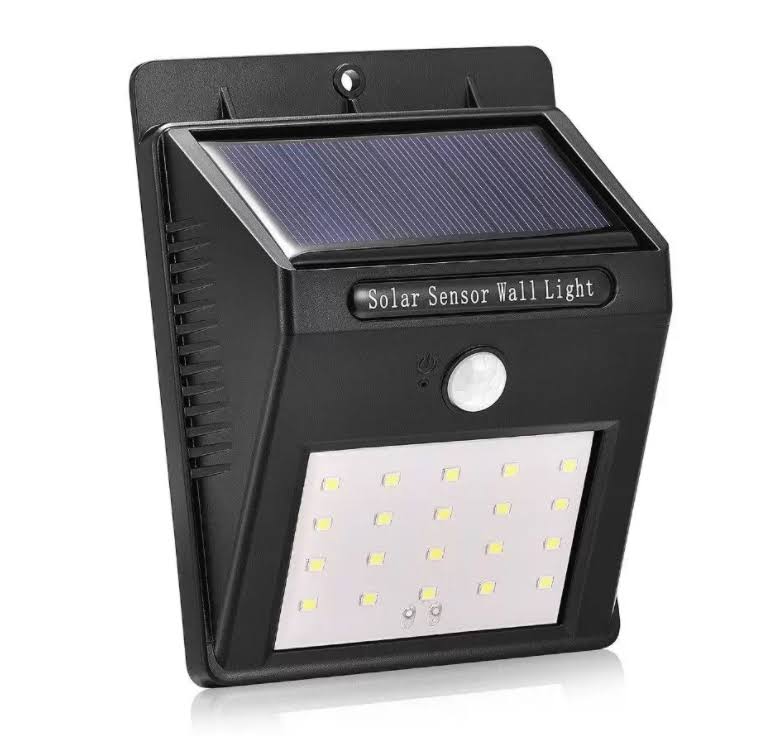 Set 5 lampi solar cu 30 led , senzor de miscare si senzor de lumina