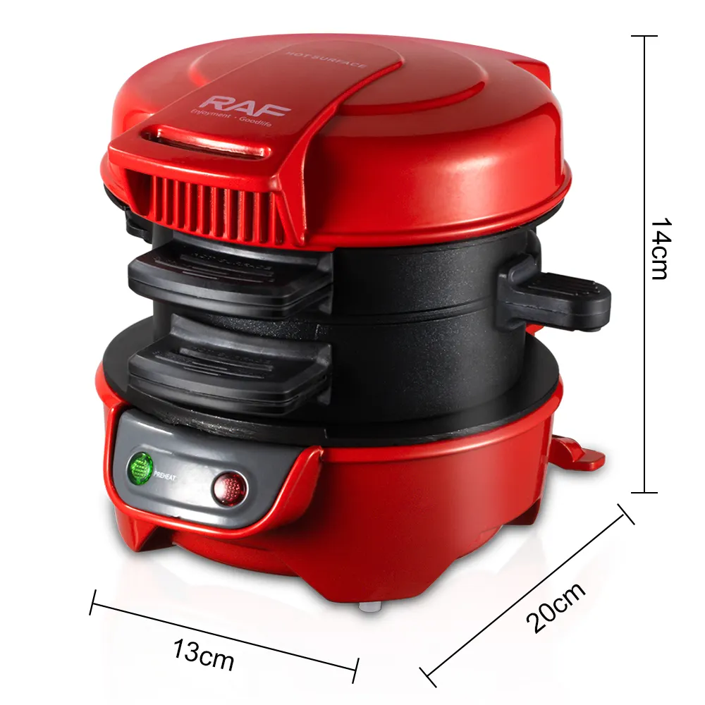 Aparat de Sandwichuri RAF 666 - Burger Maker, 600W