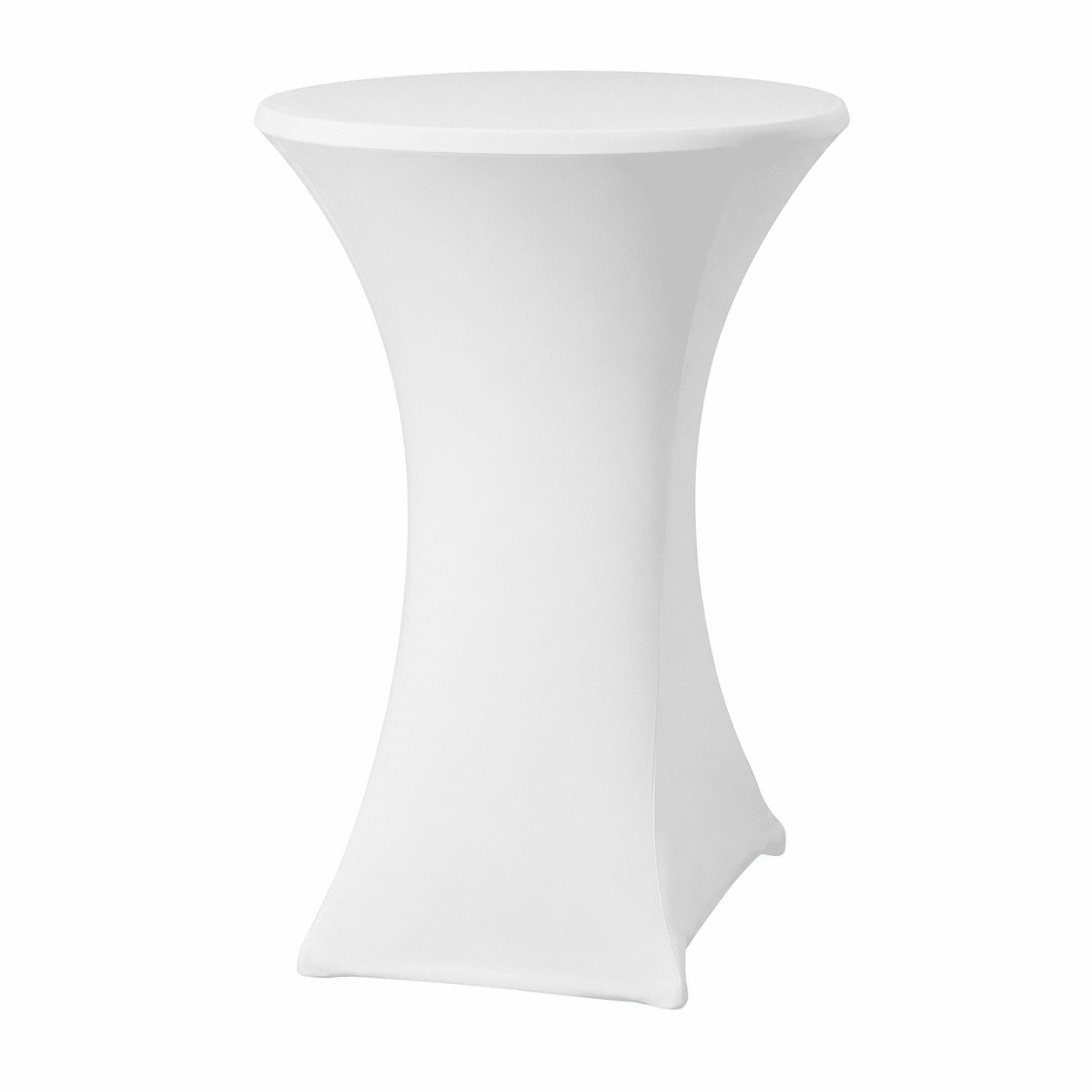 Masă Înaltă Pliabilă AT-2061, Ø80 cm, 110 cm Înălțime, Husă Elastică Inclusă, Cadru Metalic