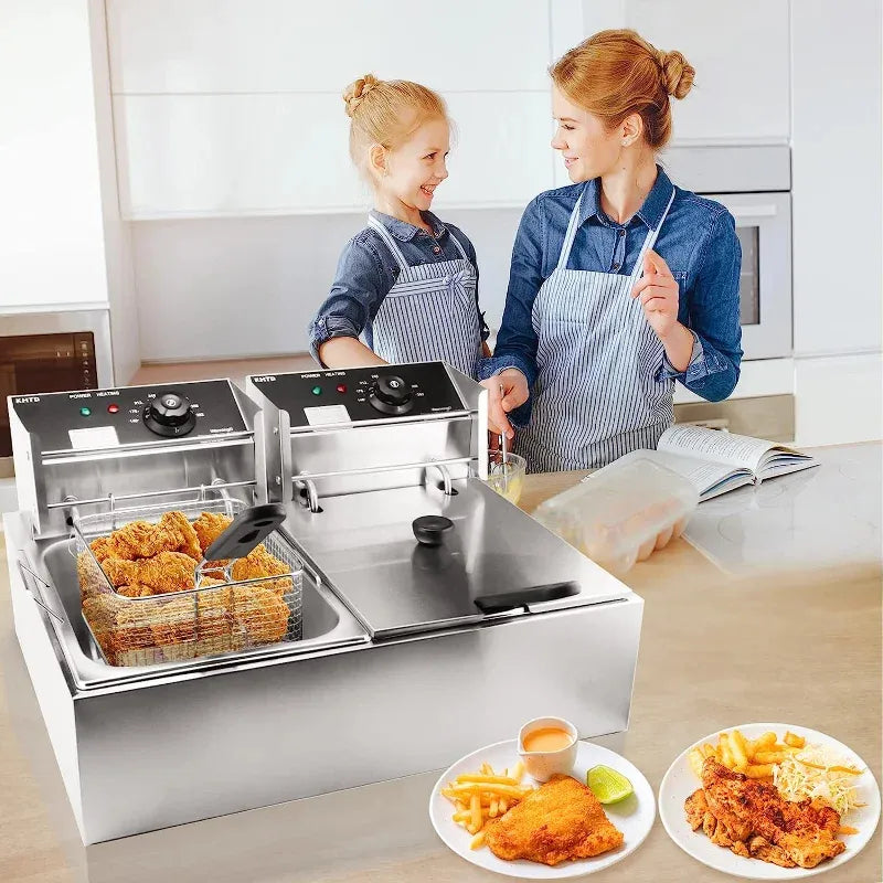 Friteuza cu aer cald Hoffmans 12L, 5000w Putere