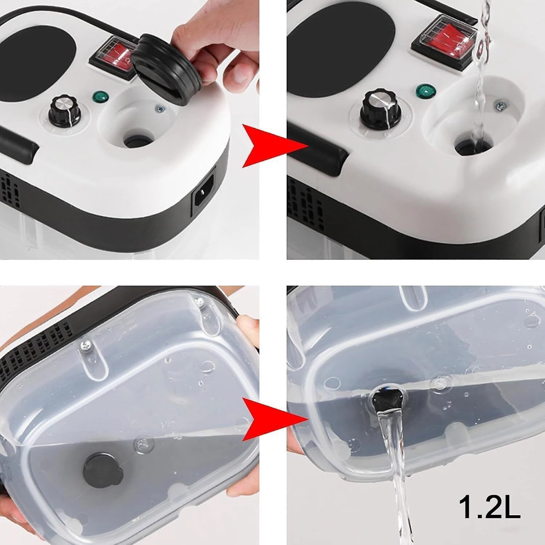 APARAT PROFESIONAL DE CURATARE CU ABUR 3200W, 105°C, REGLAJ 6 TREPTE, DEGRESARE SI DEZINFECTARE RAPIDA