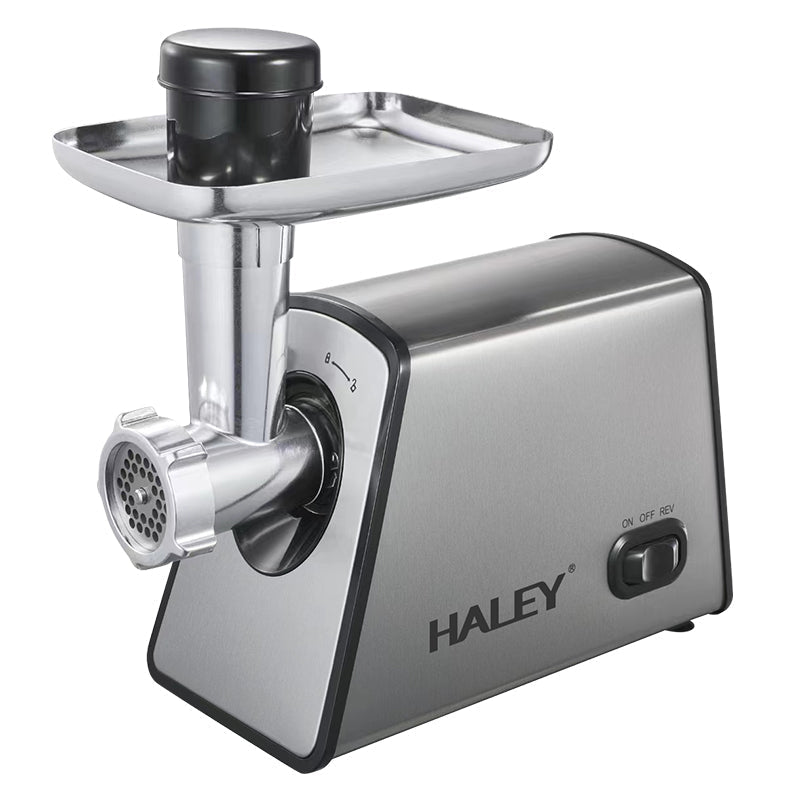 Mașină de Tocat Carne HALEY 2600W, Cutter cu Torsiune Mare, Oțel Inoxidabil, Port Mare de Alimentare, Ușor de Curățat