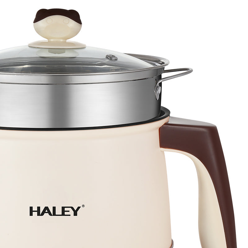 Multicooker Electric Portabil 2.2L, 600W – Gătit Rapid, Menținere la Cald, Oală Antiaderentă, Protecție Supraincălzire