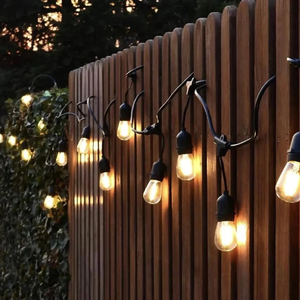 Ghirlandă luminoasa, interconectabila, 10m cu 10 becuri, 220w