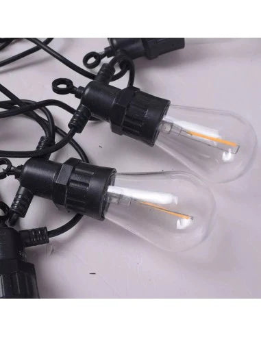 Ghirlandă luminoasa, interconectabila, 10m cu 10 becuri, 220w
