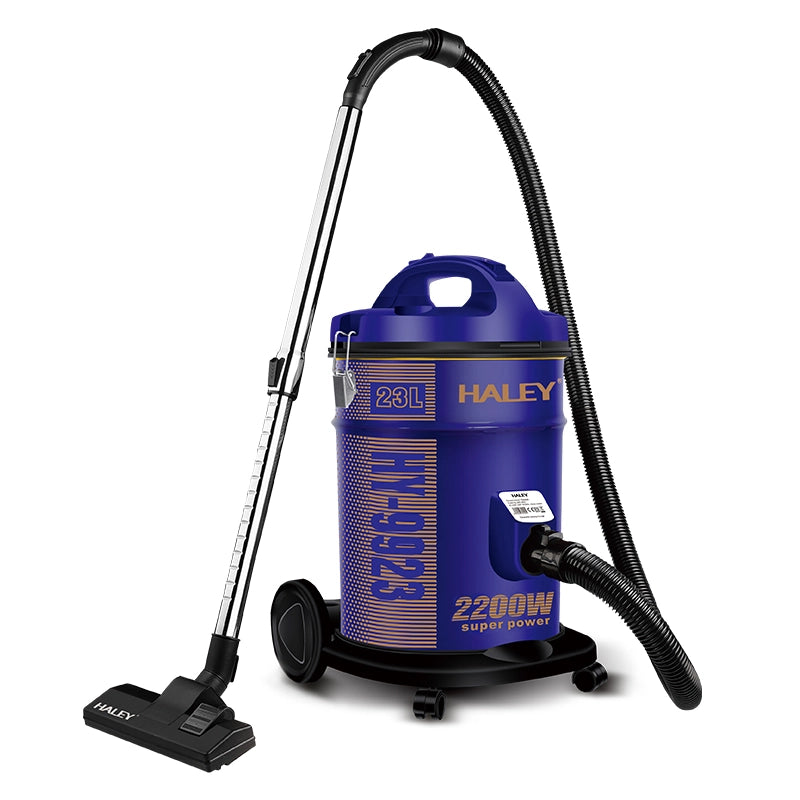 Aspirator cu Sac HALEY HY-9923, 2200W, Capacitate Rezervor 23L, Funcționare Uscat, Mov