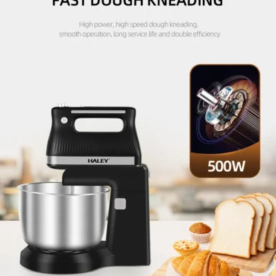 Mixer de mână Haley HY-1660 – 5 trepte de viteză și funcție turbo pentru preparate perfecte