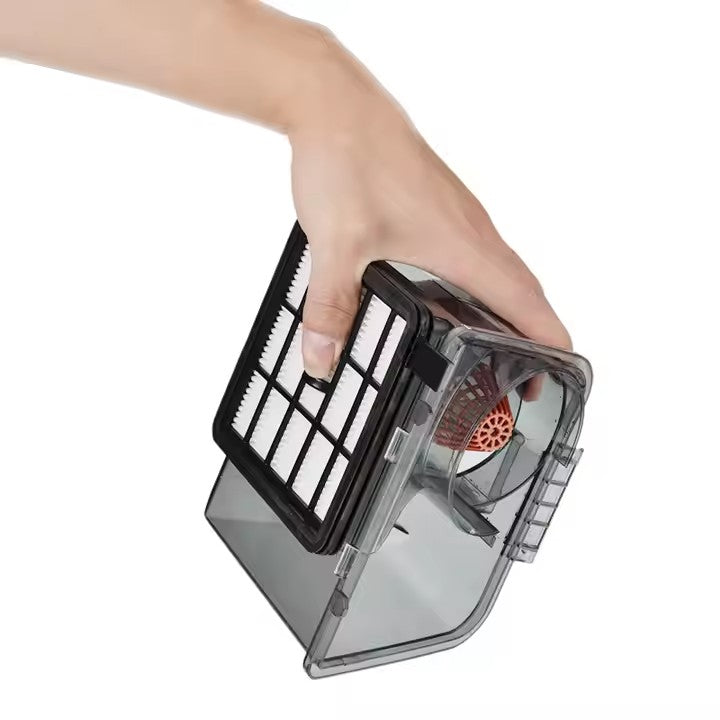 Aspirator Fără Sac de 1,5 Litri, 1200W, HALEY, Aspirator cu Recipient, Negru/Albastru