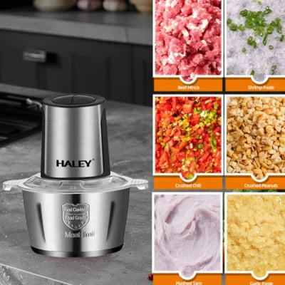 Tocător Haley HY-1228 – Putere de 500W și vas de sticlă de 2L pentru mixare eficientă