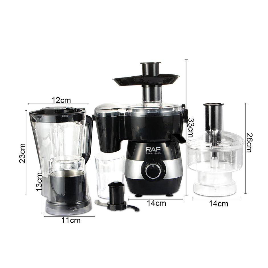 Set Blender 6 În 1 – 450W, Tocator, Mixer, Tel, Stick Blender, Maruntitor, Vas 500ml