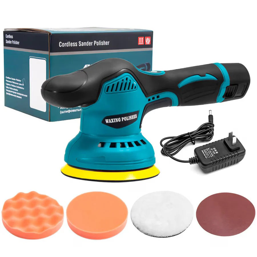 Aparat polish auto , 2 acumulatori 36V, fara fir , portabil , 2500-5000 Rpm , 8 viteze