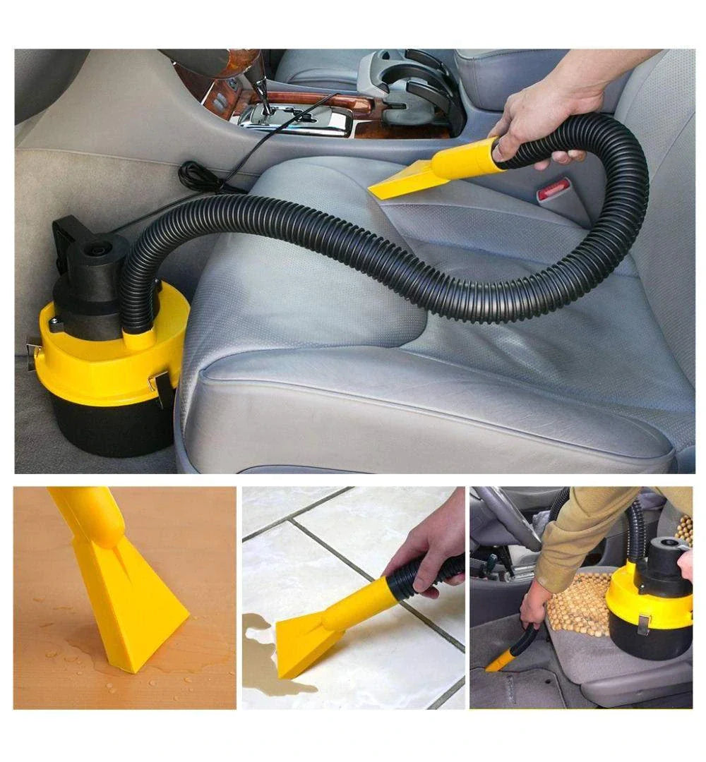 Aspirator auto portabil turbo performance Umed și Uscat 100W, 12 W