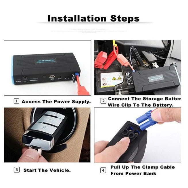Robot pornire auto portabil , cu acumulator 60800 mAh