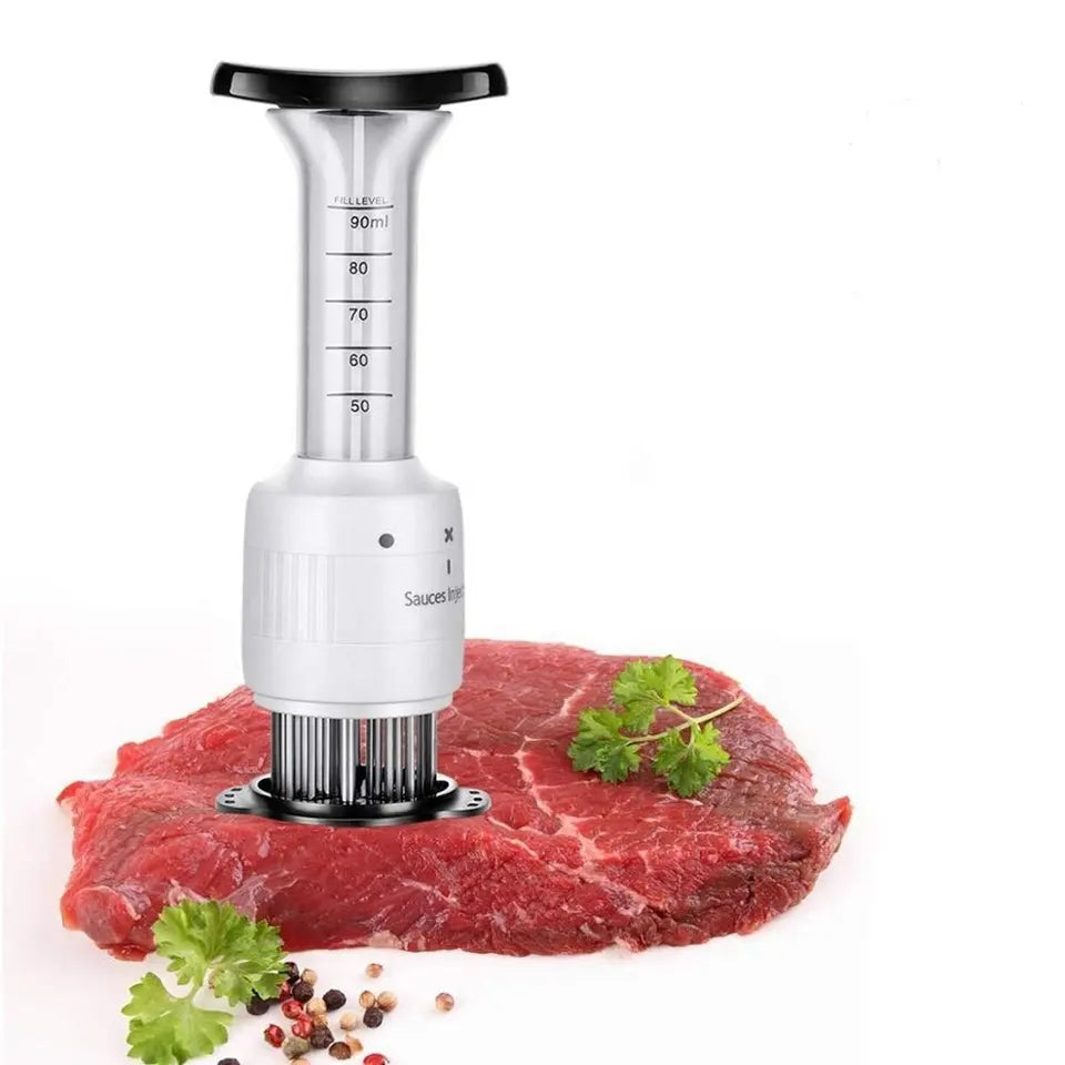 Fragezitor de carne cu injector pentru sos , 2 trepte de injectare