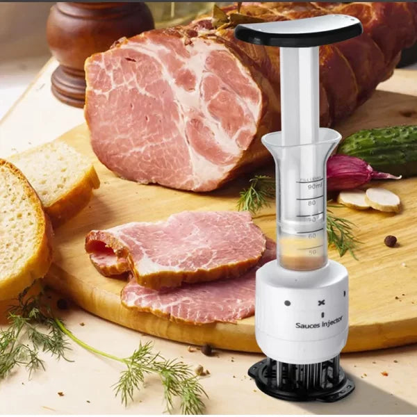 Fragezitor de carne cu injector pentru sos , 2 trepte de injectare
