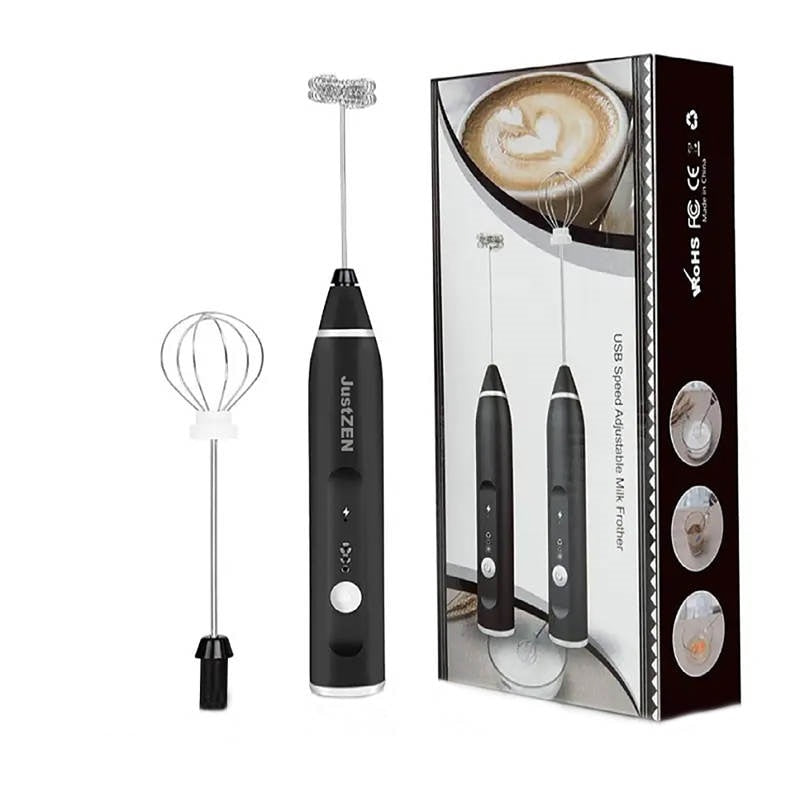 Mixer pentru spuma de lapte, cafea, oua, caffe latte, ciocolata calda, cappuccino cu suport