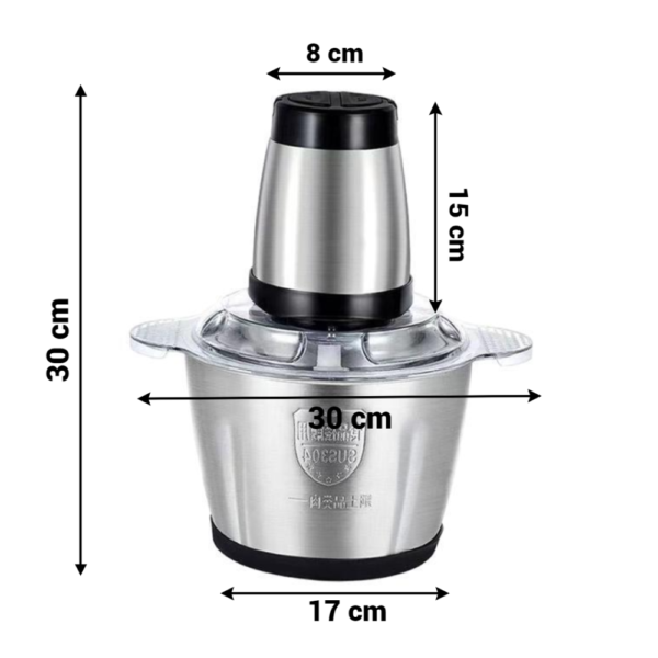 Tocător electric ,vas din inox , capacitate 3 litri