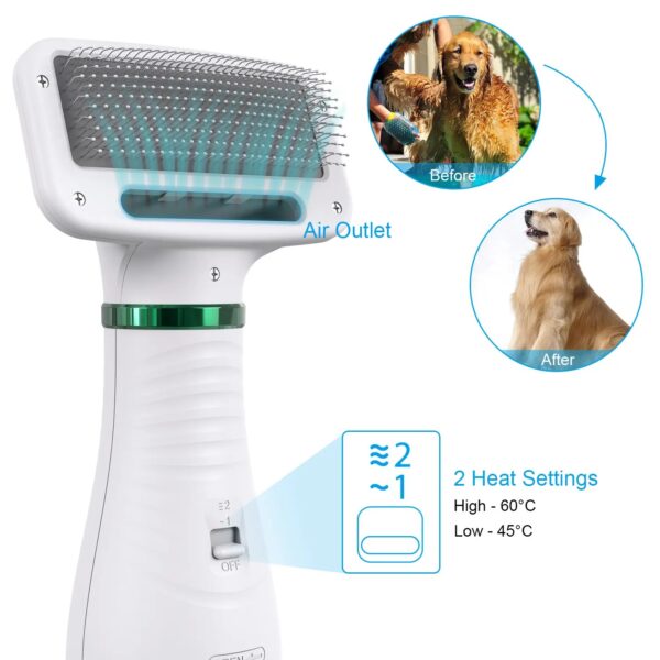Perie cu Uscator pentru Animale de companie, Pet Grooming Dryer