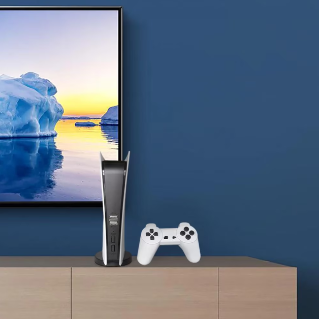 Consolă de jocuri video retro wireless GS5, 2 X controller fără fir, super 8 bit  game, alb/negru