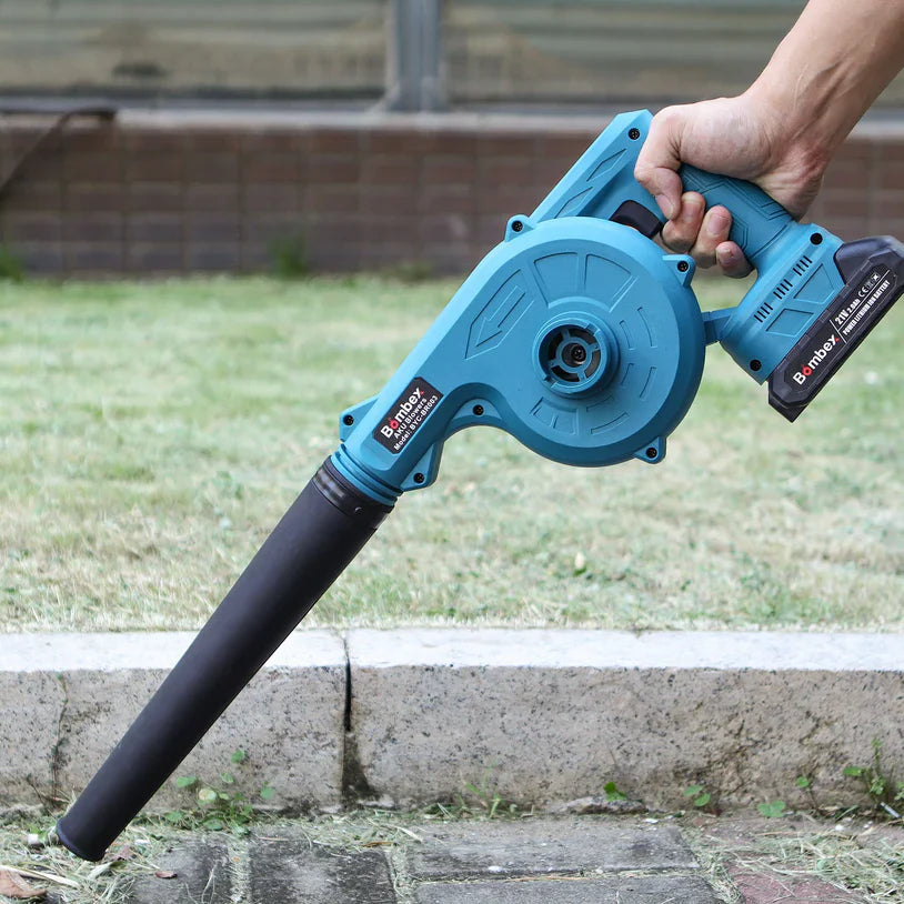 Suflantă Frunze fără Fir 880W, 2 Acumulatori 48V, 2 în 1 Suflare și Aspirare Frunze, Praf, Zăpadă, 18000 RPM