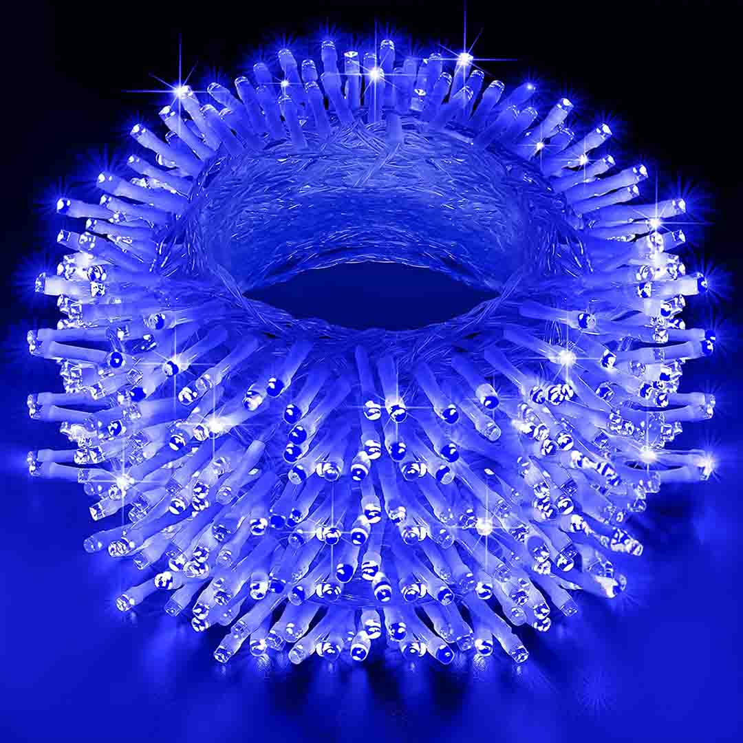 Instalatie LED 50 M,480 LED, Albastru, interior/exterior