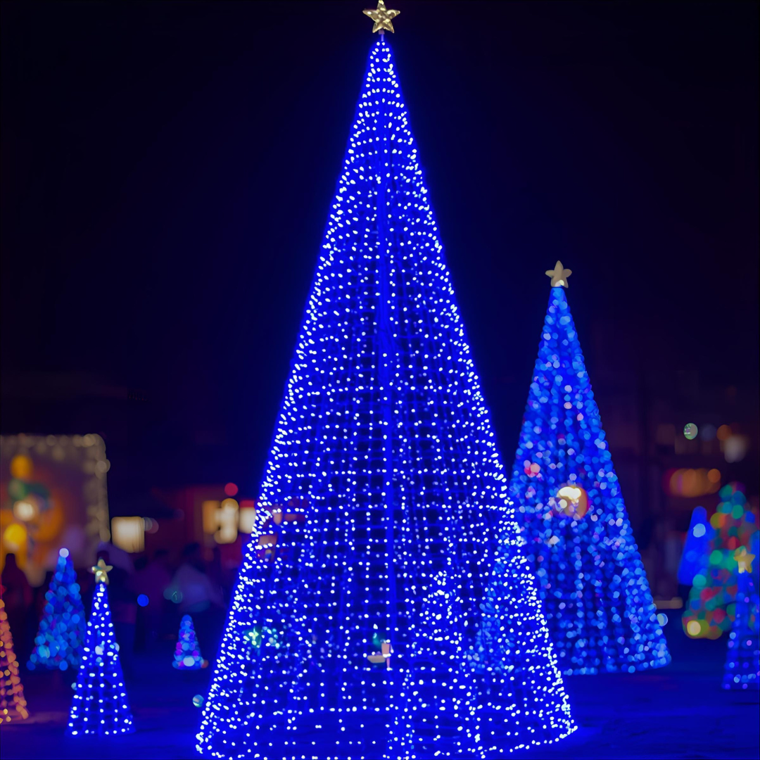 Instalatie LED 50 M,480 LED, Albastru, interior/exterior