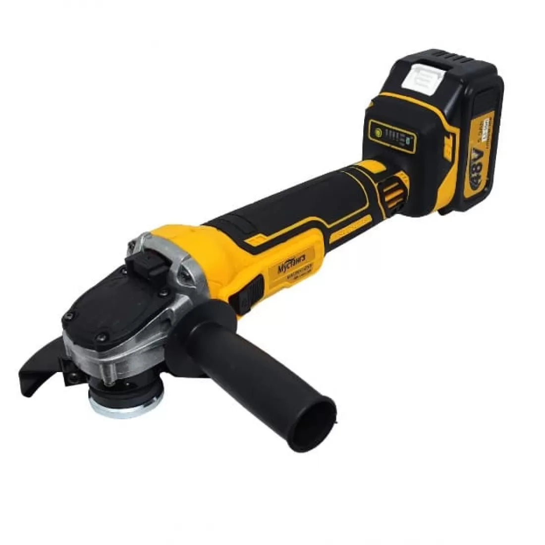 Polizor unghiular fără fir 125mm, 2 Acumulatori 48V 5 AH, Trusa transport