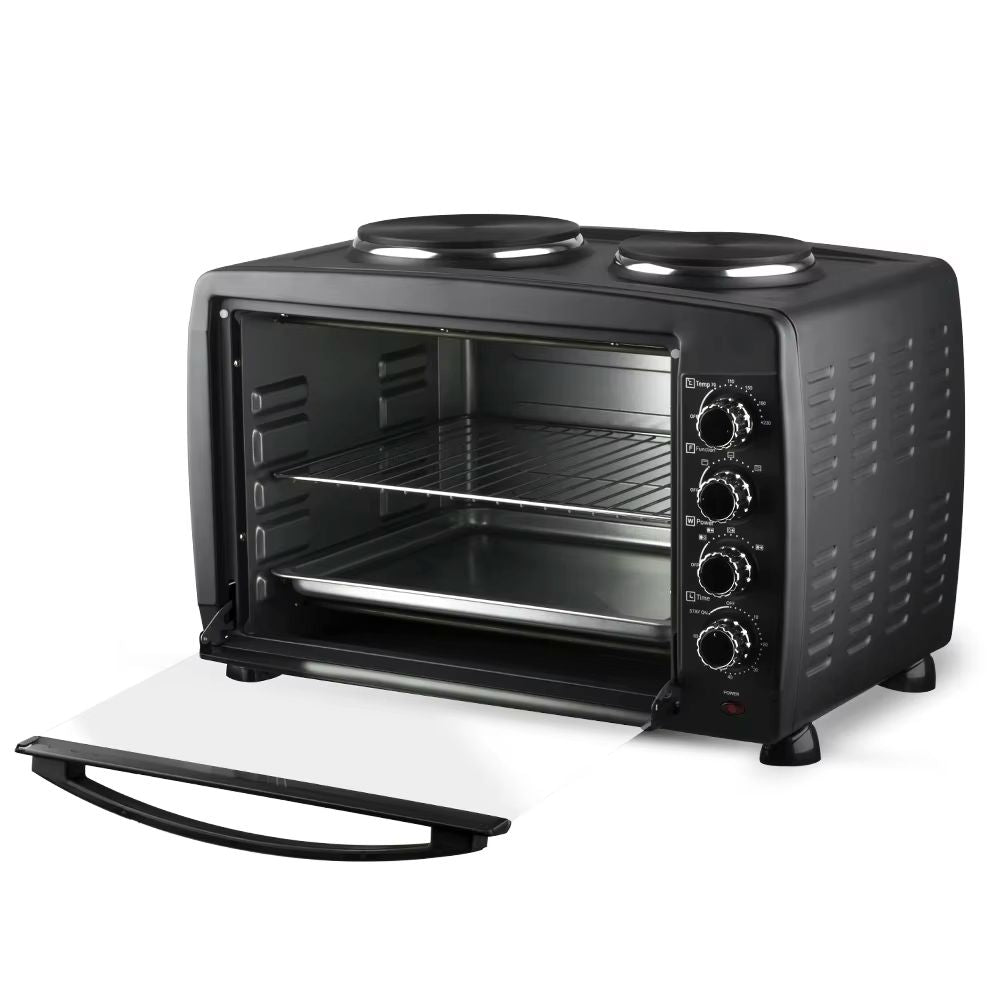 Cuptor Electric Multifuncțional RAF R.5317, 45L, 2 Plite, Control Temperatură, 3400W