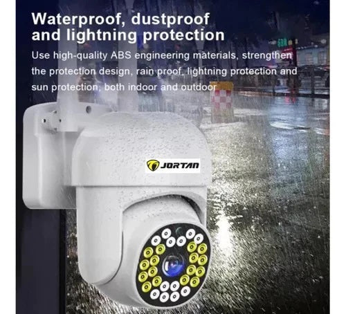 Set 2 x Camera de Supraveghere Rotativa Jortan cu Senzor de Miscare si Infrarosu + 2 Carduri 32GB