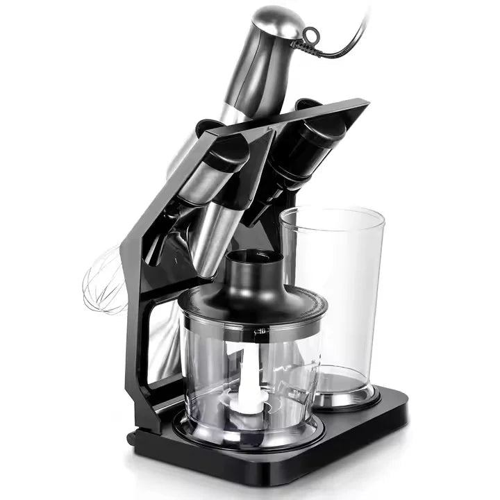 Blender RAF R3004, 5 In 1, 500W, Recipient De 500ml, 700ml, Tel Si Suport, 2 Viteze, 4 Lame Din Otel, 40 Cm