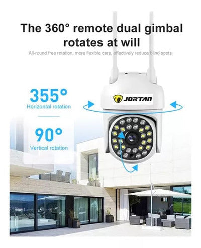 SET 3x Camere de Supraveghere Jortan, cu 28 LED-uri, Senzor CMOS, Vedere Nocturna + 3 Carduri 32GB