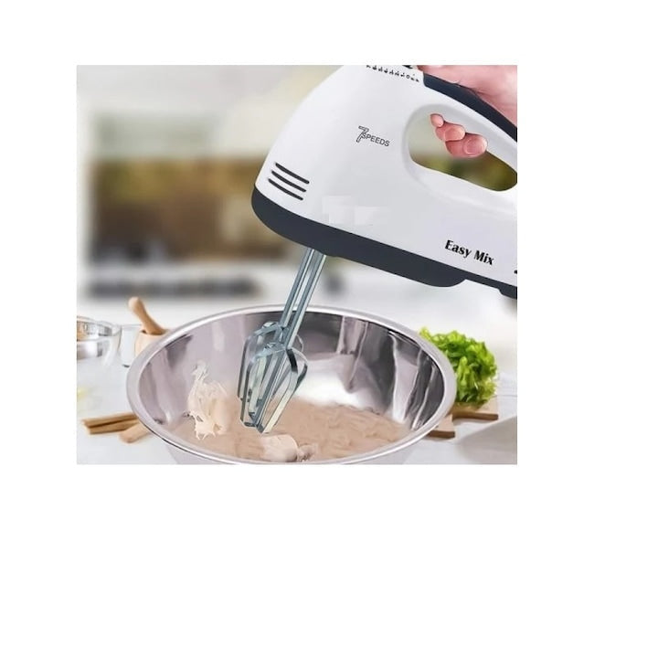 Mixer de mana 260W, 7 trepte de viteza, Alb