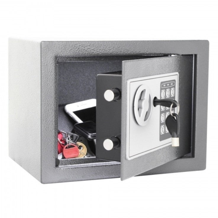 Seif din otel cu inchidere electronica si cheie