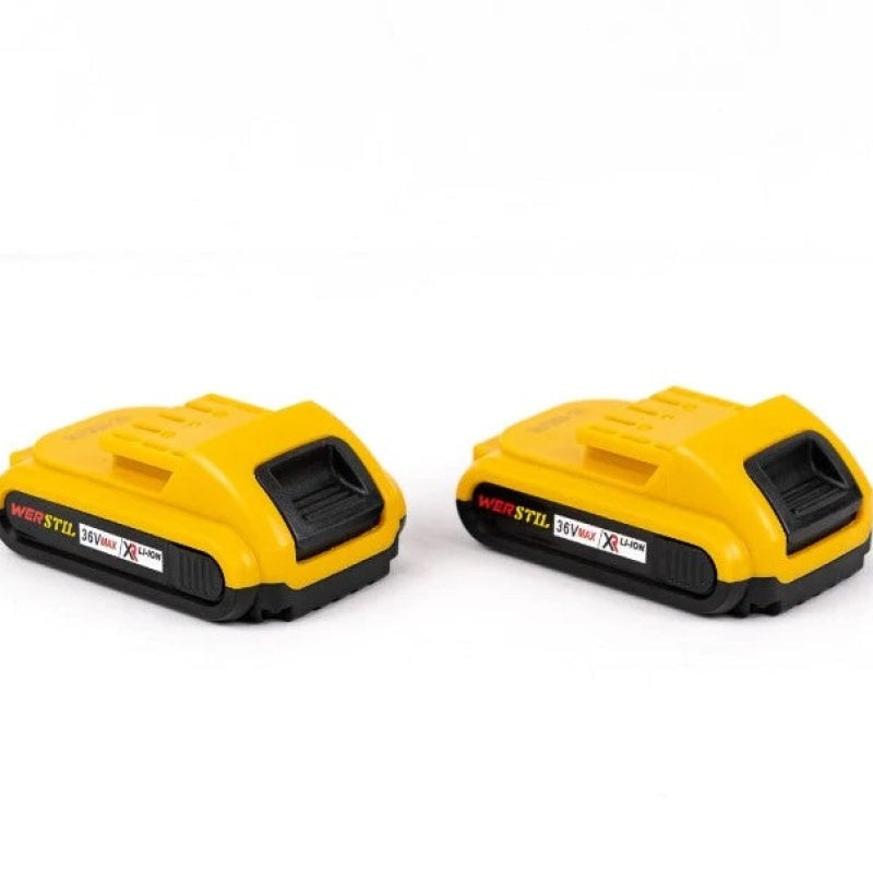 TRUSA BORMASINA CU 2 ACUMULATORI 48V 5AH, AUTOFILETANTA CU PERCUTIE CU 30 DE ACCESORII