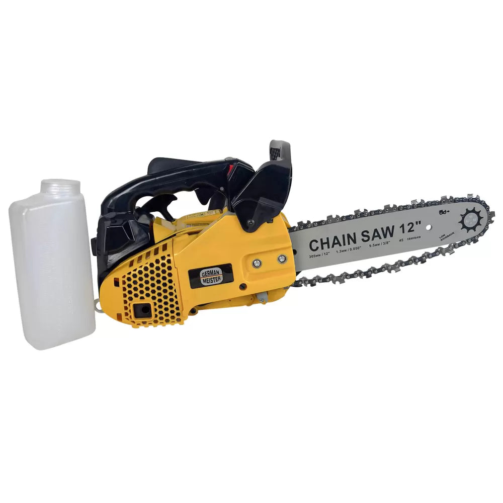 Drujba de mana pe benzina German Meister, 1.2 cp, pentru constructii, lama 12 inch, 25.4 cc+ TRANSPORT GRATUIT