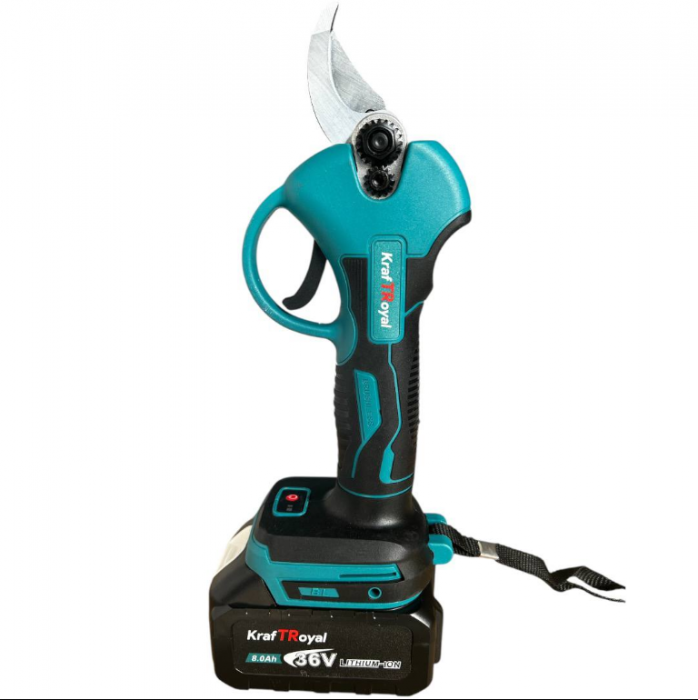 Trusa Foarfeca + Mini Drujba cu 2 Acumulatori 36V 8AH, KraftRoyal, 2 lanturi incluse + TRANSPORT GRATUIT