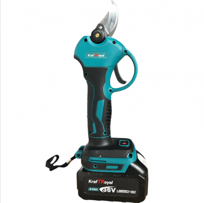 Trusa Foarfeca + Mini Drujba cu 2 Acumulatori 36V 8AH, KraftRoyal, 2 lanturi incluse + TRANSPORT GRATUIT