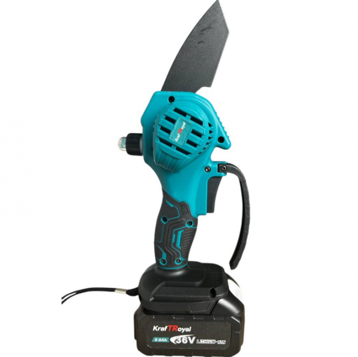 Trusa Foarfeca + Mini Drujba cu 2 Acumulatori 36V 8AH, KraftRoyal, 2 lanturi incluse + TRANSPORT GRATUIT