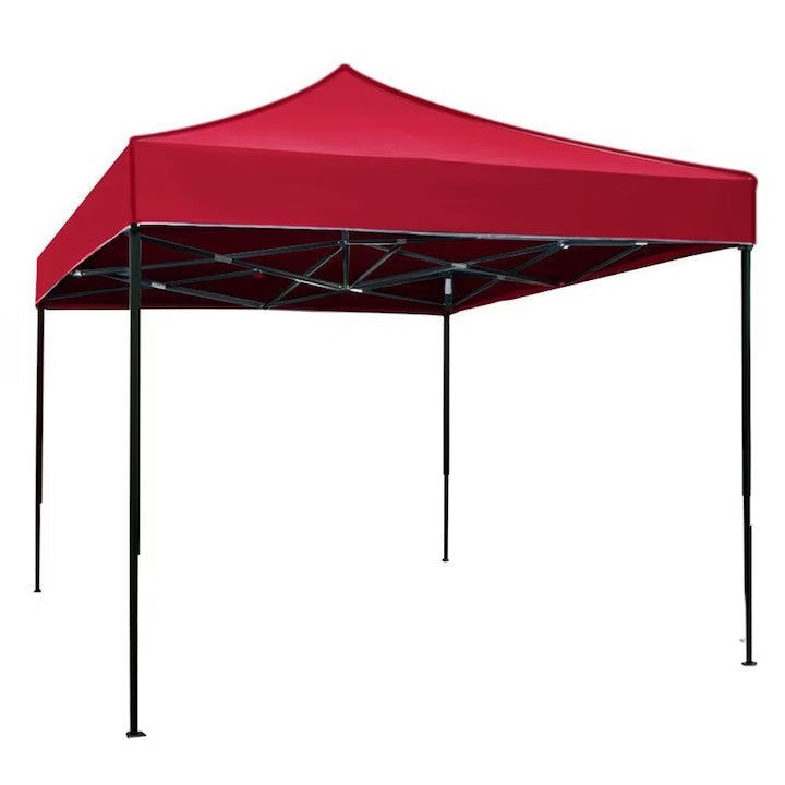 Cort Pavilion 3x3m Pliabil Cadru Metal pentru Curte, Gradina, Evenimente