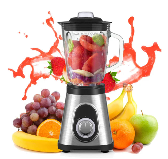 Blender din inox , 2in1 , 5 viteze ,1000W,râșniță inclusă