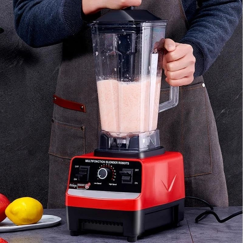 Blender Profesional de bucatarie 2 in 1, 2.5L, motor din cupru, 15 viteze, 5500W