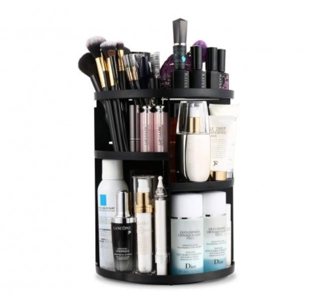 Organizator cosmetice cu rotire 360 de grade pentru depozitare obiecte
