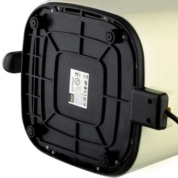 Friteuza Air Fryer RAF cu aer cald, fara ulei, Capacitate 3L, 1500W, Alb, R.5237W