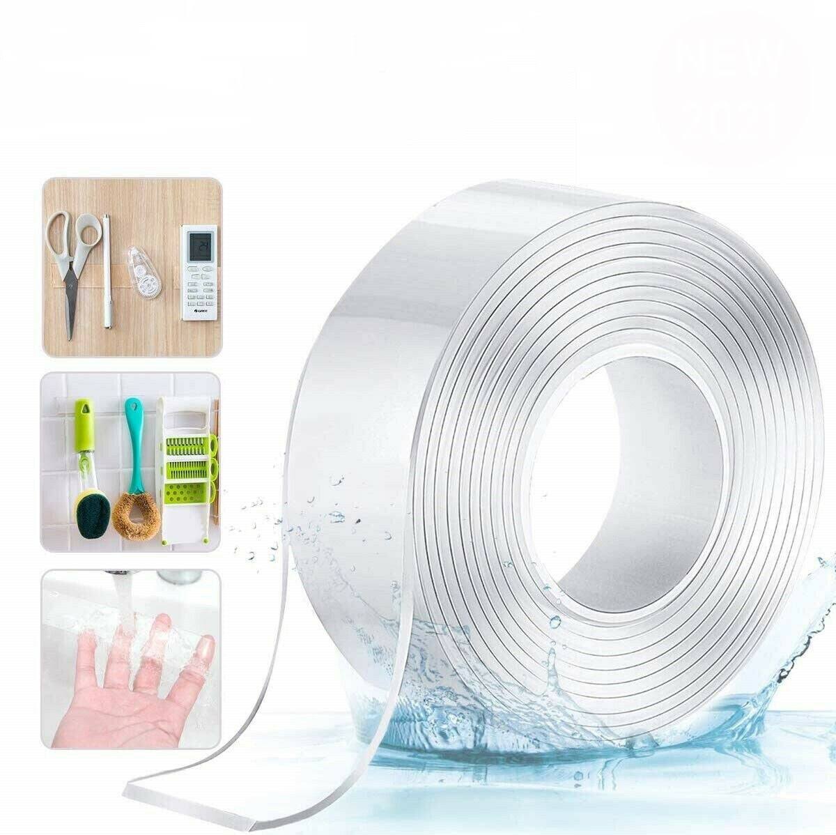 Banda dublu adeziva impermeabila transparenta 5 m