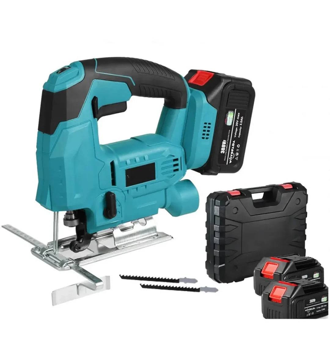 Fierastrau pendular cu 2 acumulatori 36W 6Ah, lemn 80mm, German Meister