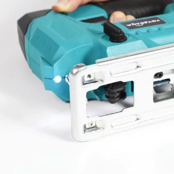 Fierastrau pendular cu 2 acumulatori 36W 6Ah, lemn 80mm, German Meister